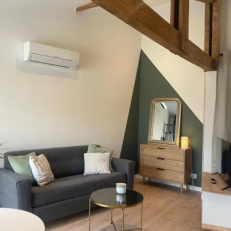 Neuf Equipe, Climatise Avec Terrasse, Barbecue, Proche Du Bourg Et Des Plages Oceanes, Wifi, Linge Et Menage Compris Lägenhet *